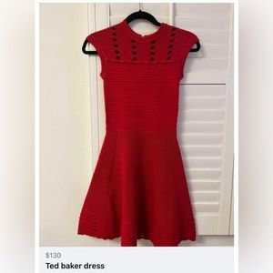 TED BAKER DRESS ONLY WORN ONCE